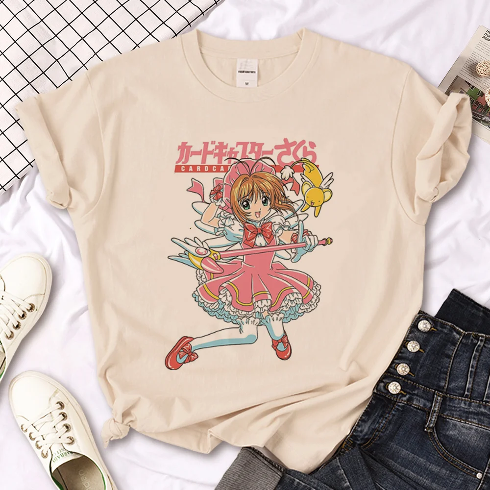 

cardcaptor Sakura Magic Girl t shirt women manga anime tshirt girl manga anime streetwear clothing