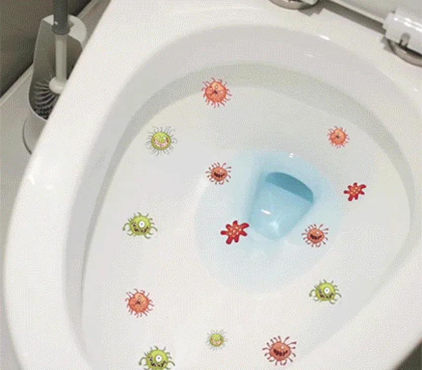 Blue Bubble Toilet Automatic Cleaner with Long Lasting Fragrance and Deodorizing Function Household Bathroom Bowl Deodorizer