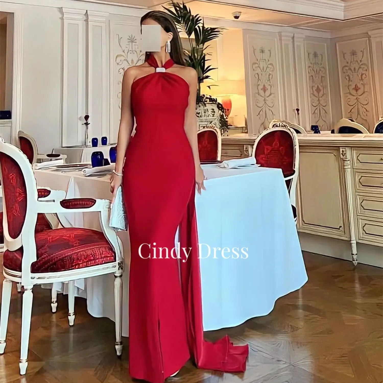 

Cindy Burgundy Saudi Strapless Mermaid Elegant Gala Party Dress Women Luxury Luxurious Evening Dresses 2023 Wedding Graduation