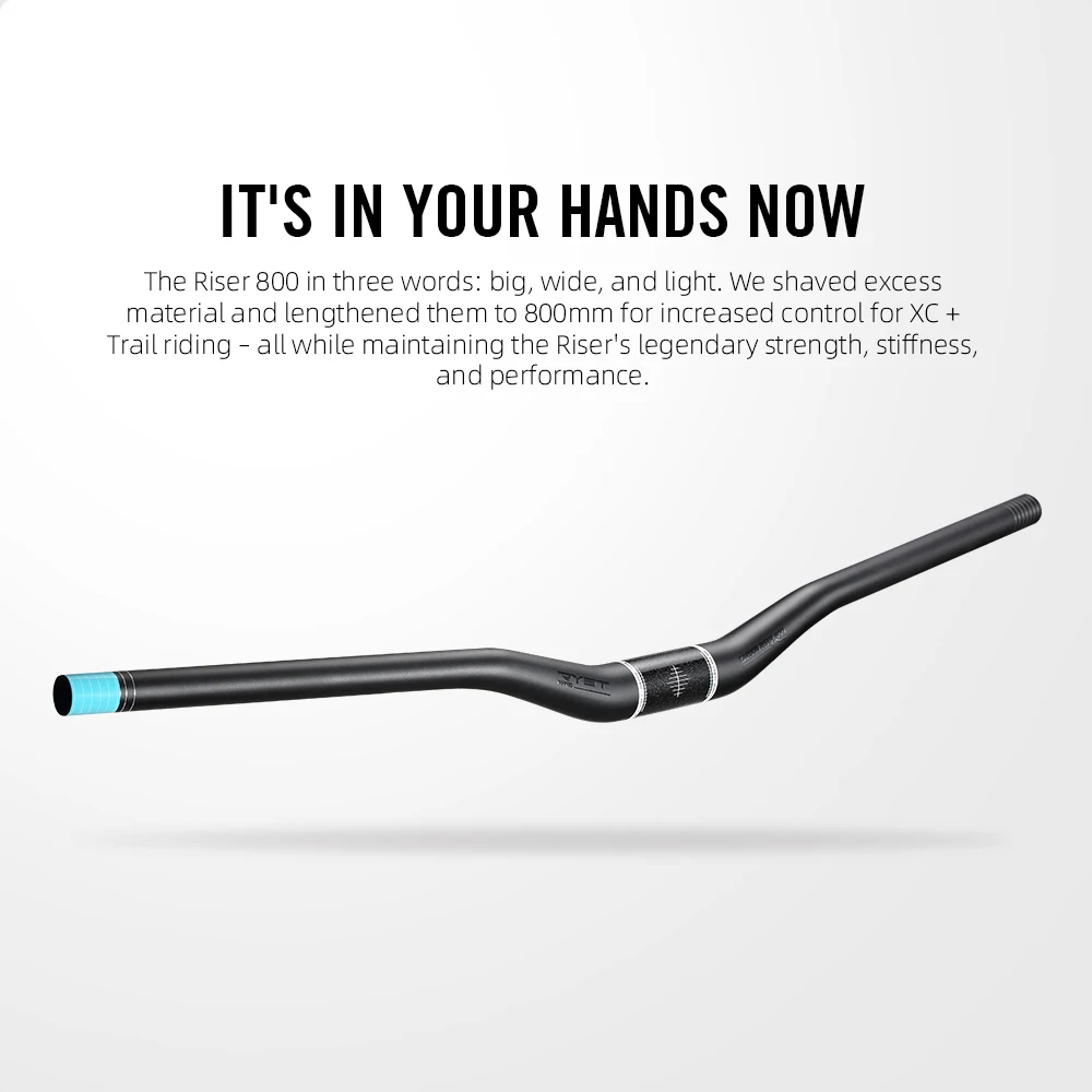 RYET RISER All Carbon Bicycle Handlebar AM 800x35mm MTB All Mountain Bicycle Handlebar Bike Accessories Parts
