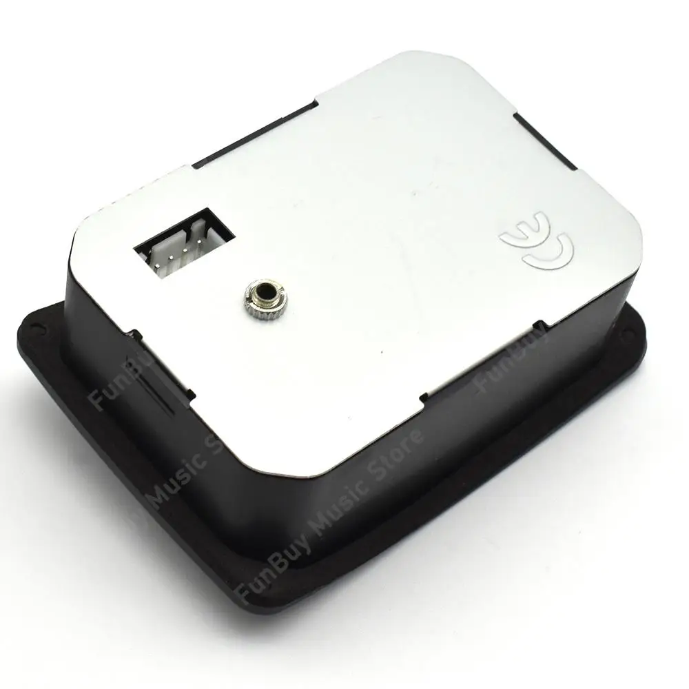 HSY-400G Guitar Pickup Acoustic Guitar Pickup 4 Bands EQ Equalizer Preamp Piezo with LCD Tuner