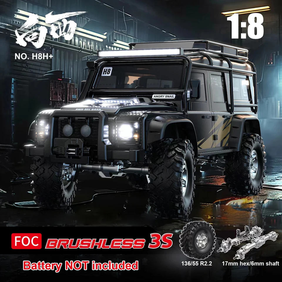 MJX H8H H8H+ FOC Brushless 1/8 Professional Climbing Vehicle 8CH