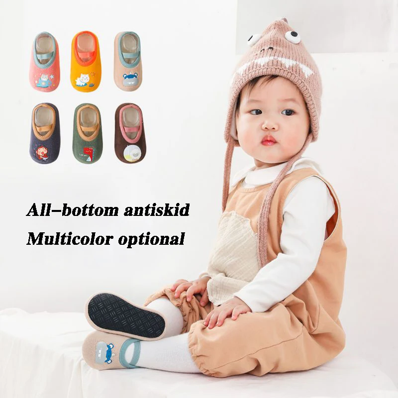 Kids Adults Anti-Slip Floor Socks Parent-Child Trampoline Cotton