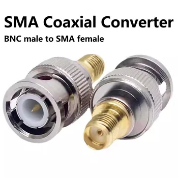 BNC Male to SMA Female Adapter RF Coaxial Converter 1
