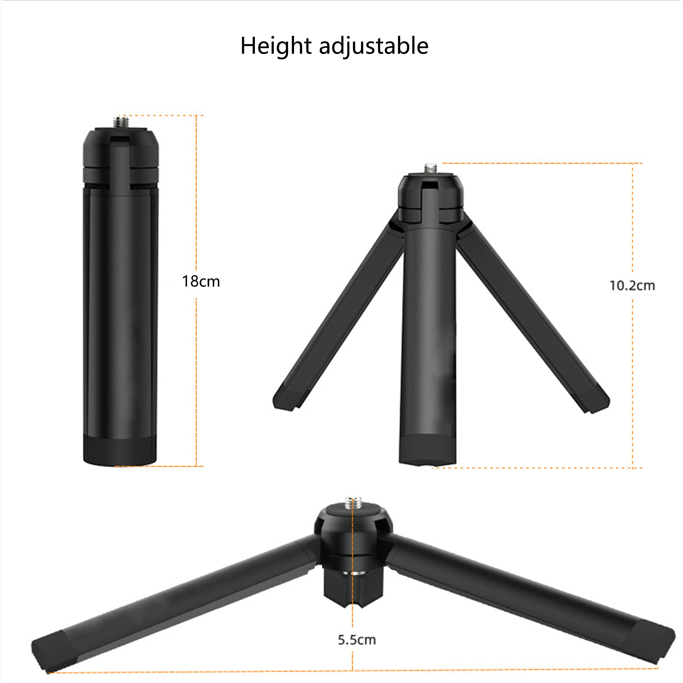 Trépied Métal Compact pour Appareil Photo et Stabilisateur