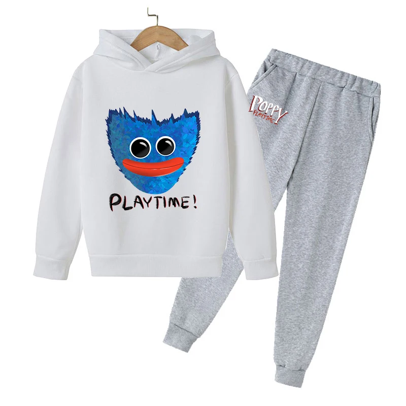 baby outfit sets girl Spring Autumn Kids Poppy Play Time Hoodie Men's Huggy Wuggy Sweater Spring Autumn Horror Clothing Long Sleeve Outdoor baby suit set Clothing Sets