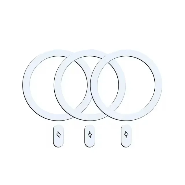 Set of Magnetic Metal Rings for Enhanced Wireless Charging