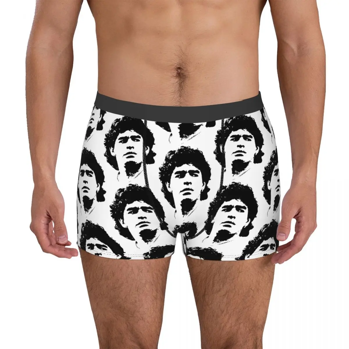 

Men's Boxer Briefs Spain 12 Diegos And Maradonas Sexy Smalls Football Team Creative Humor Graphic Spring Wearable