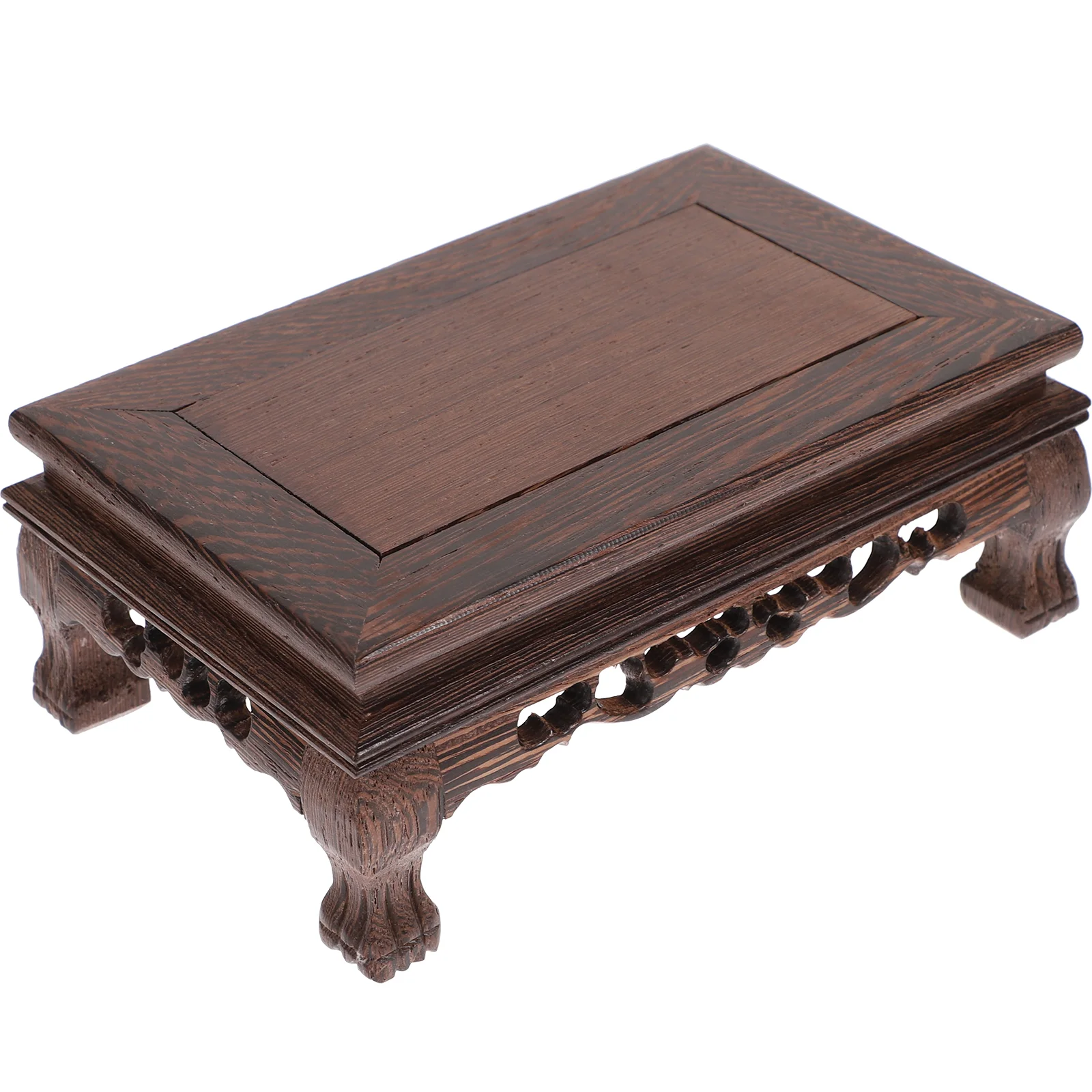 

Ornaments Versatile Wooden Base Vintage Decor Flowerpot Display Plant Craft Adornment Bracket Scene Placing Platform