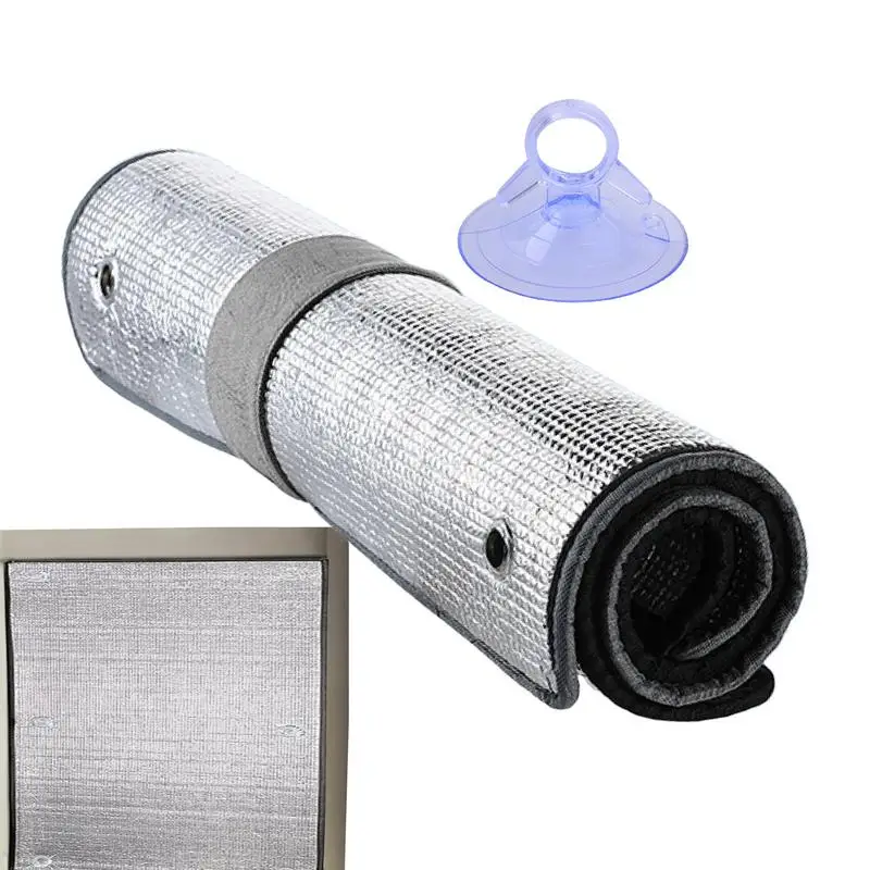 Double Sided Aluminum Foil Film RV Window Insulation Film Auto Insulation Heat Shield Roof Wall RV Car Interior Accessories heat insulation mat