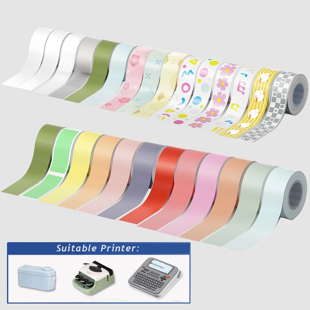 Fita de Rotulagem Laminada do Escritório Papel Adesivo do Fabricante da Etiqueta para Makeid m1 l1 e1 Mini hd Rolo