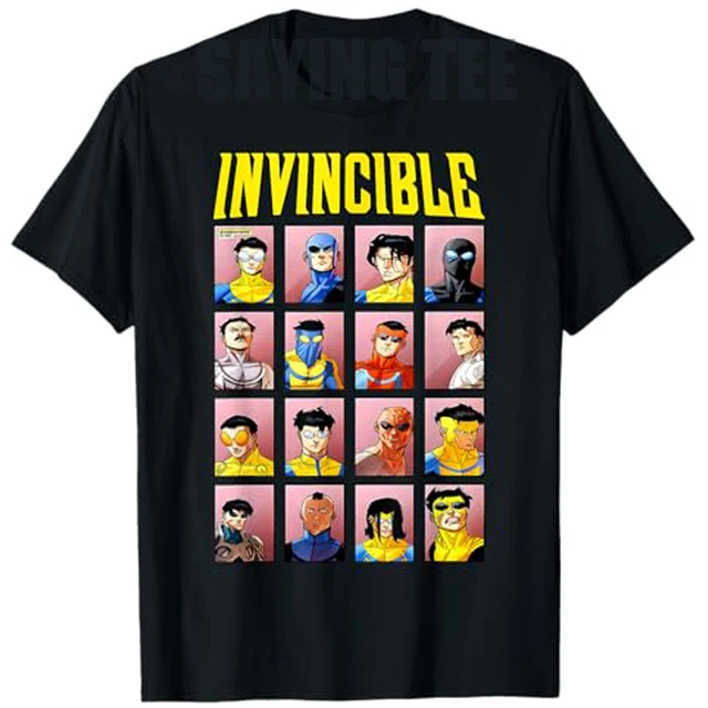 Invincible Variants T-Shirt Men's Fashion Cosplay Graphic