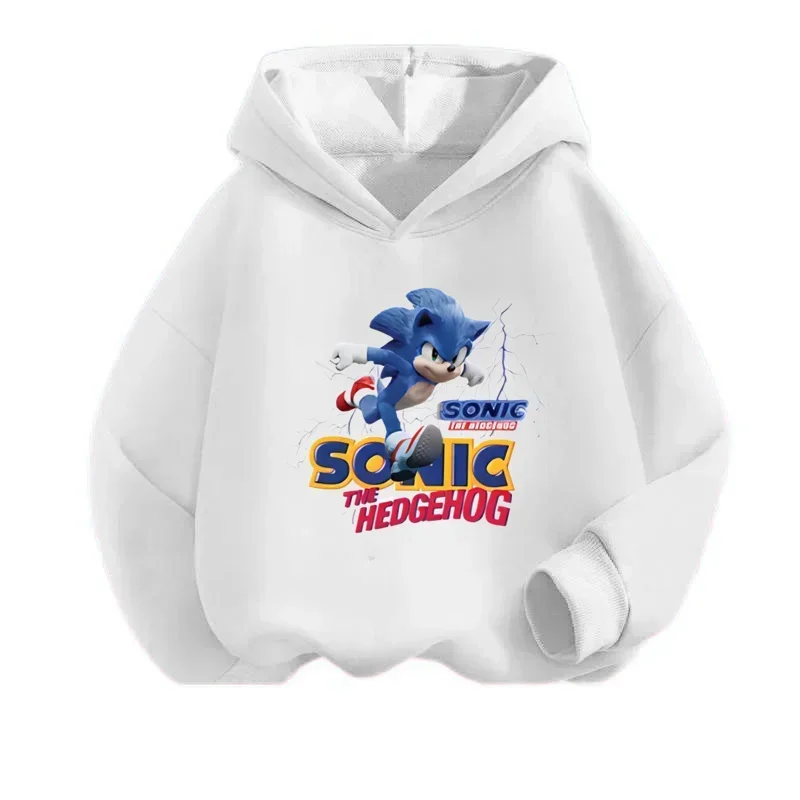 thumbnail image 1 of Sudadera con capucha Sonic Tops de 2 a 12 años, ropa de primavera 2024 para bebés, ropa de abrigo, sudadera para niños y niñas, ropa para madres y niños, 1 of 5