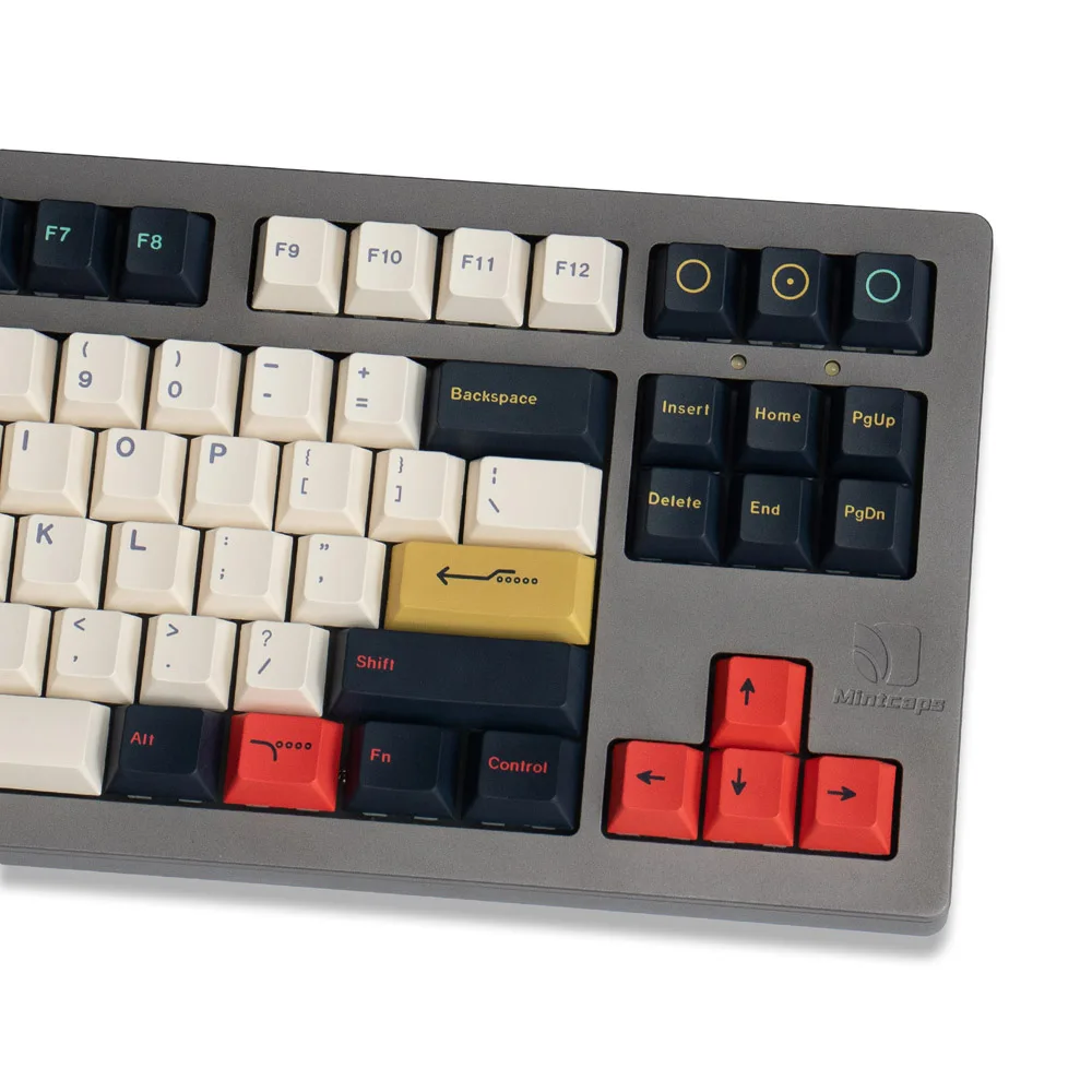 Teclado Mecânico Keycaps Teclado Mecânico Gmk Metnecneca 139 Chaves Cherry Keycap Dye-sub Inglês Personalidade Personalizada 61 64 68 75 84 84 96 96 - Imagem 4