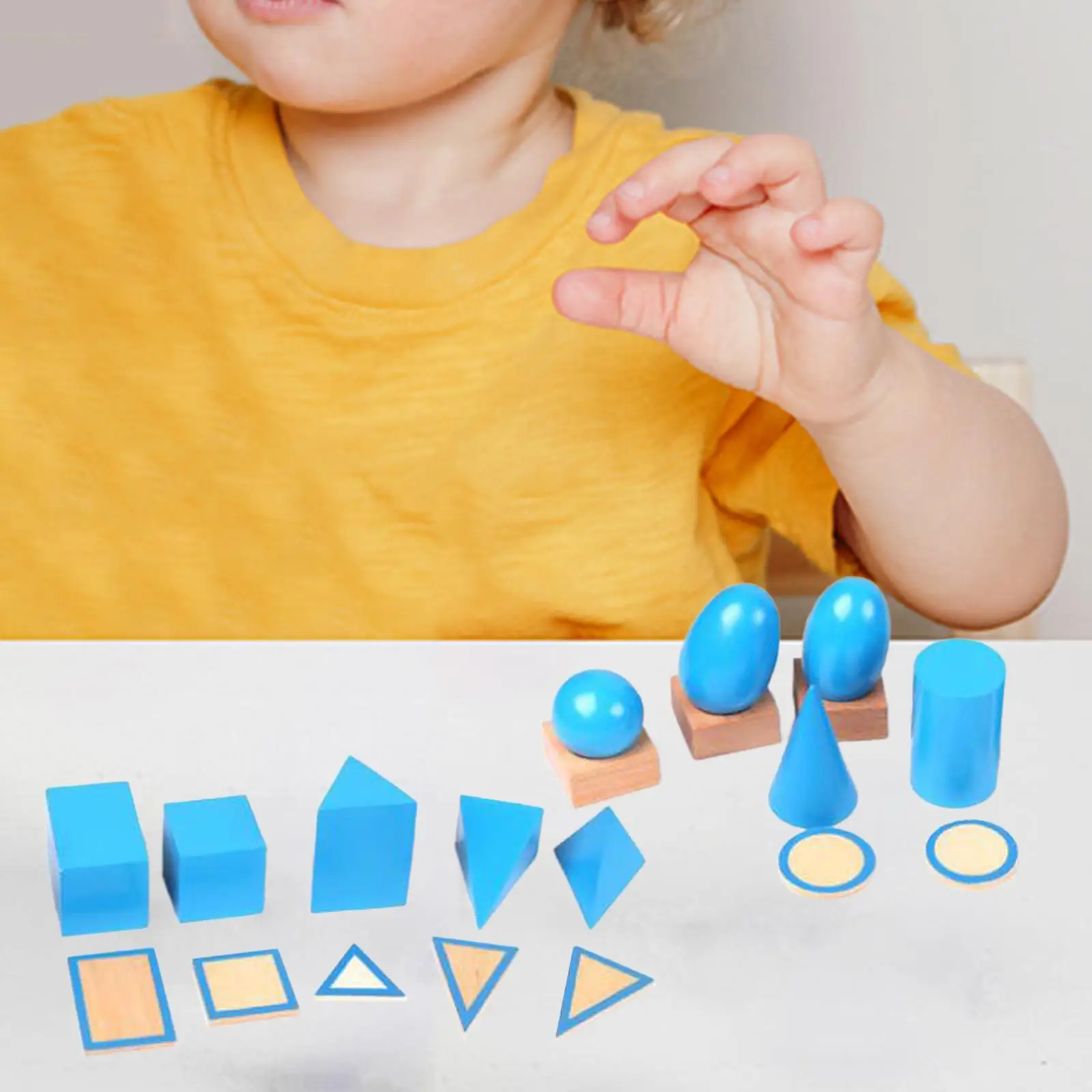 

Montessori Toy Practicing Fine Motor Skills Shape Puzzle Geometry Puzzle Set