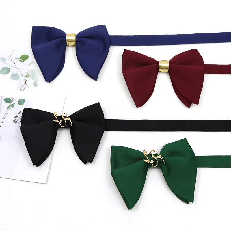 

Sitonjwly Business Big Bowties for Mens Banquet Bow Ties Man Formal Dress Bowknots Women Neckwear Wedding Cravat