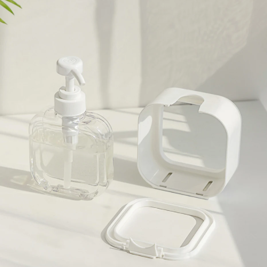 Soap Dispenser Kitchen Hand Soap Dish Bottle Bathroom Shampoo Shower Gel Press Type Storage 300/500ml