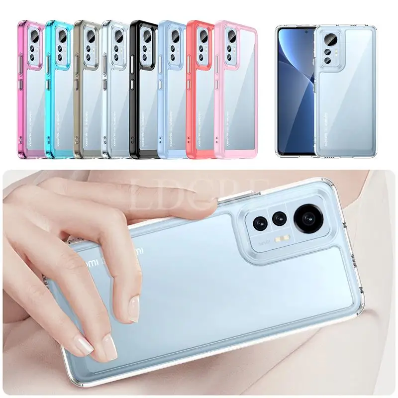 

Чехол для Xiaomi, 12 Lite, Mi 12T Pro, 12S Ultra, 12 Lite, силикон, ТПУ, прозрачный