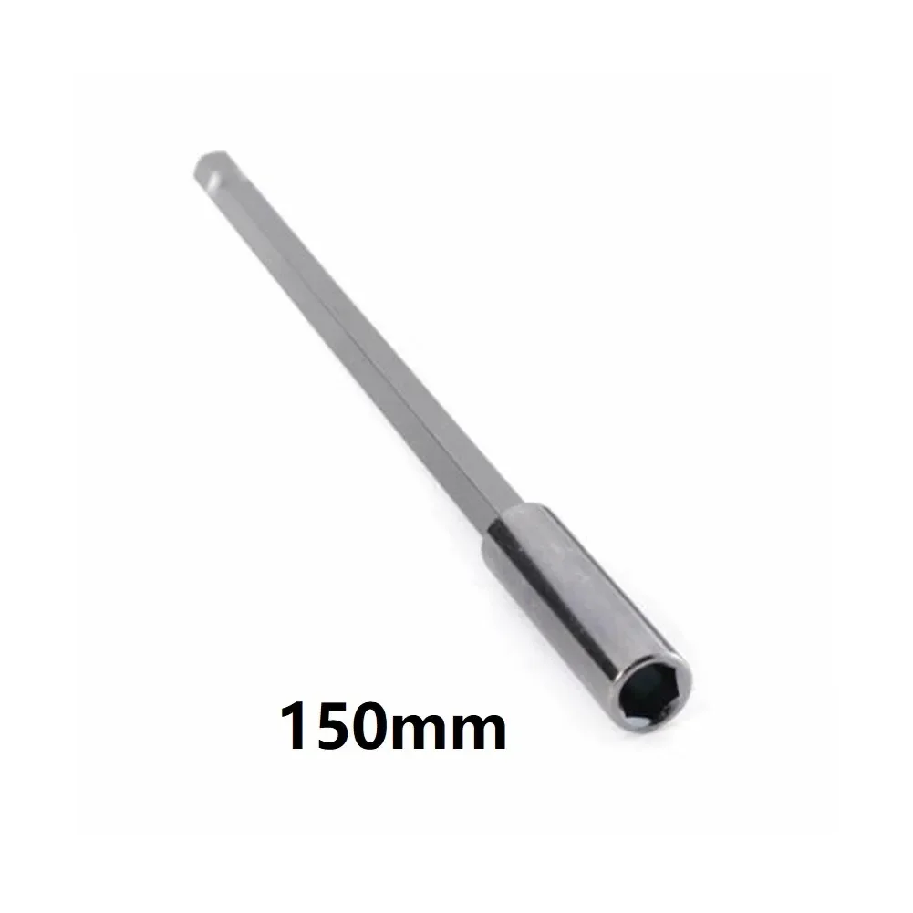 Silver-Extension Connecting Rod Drill Driver Extension Length 150mm