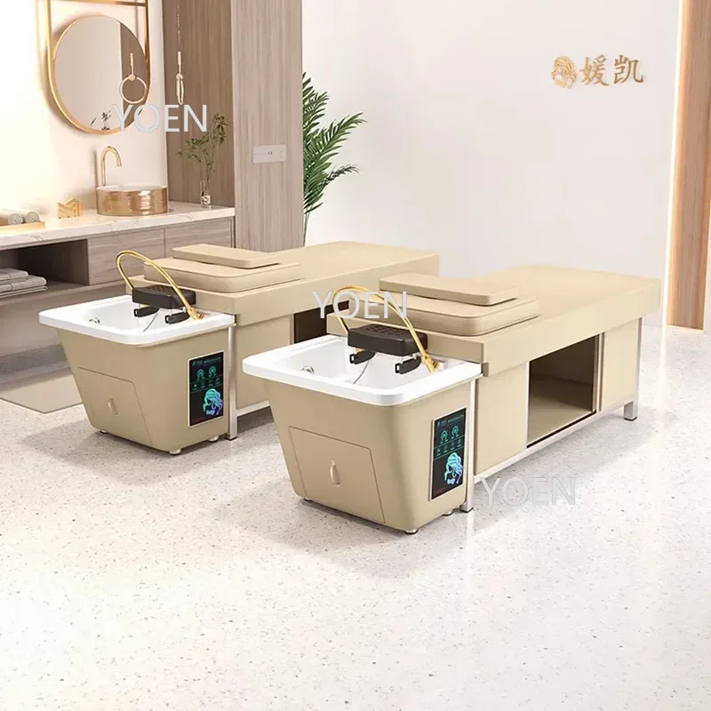 

Hairdressing Shampoo Chairs Beauty Salon Equipment Professional Shampoo Chair Hair Wash Barbershop Cadeira Furniture GY50GP