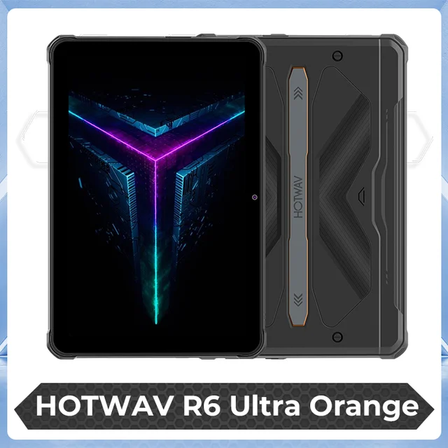 HOTWAV R6 Ultra Rugged Tablet 15600mAh Massive Battery 20W Charging 10. ...