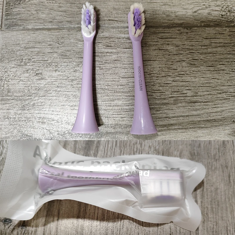 Description Picture 2 of item4/6PCS Copper Free Replaceable Brush Heads for SOOCAS X3/X3U/X5 Soft DuPont Bristle Mint/VanGo Green/Purple No Metal Nozzles