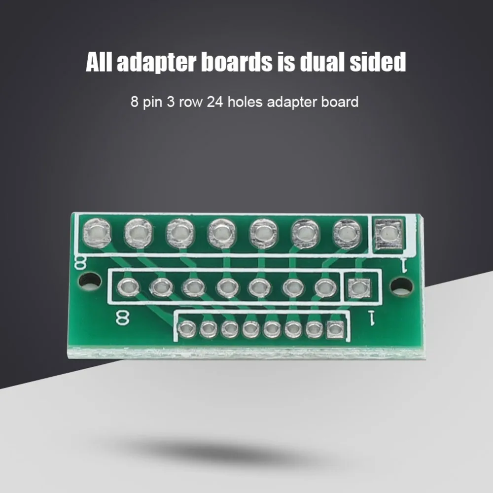 10pcs 커넥터 1.27MM 2.0MM 2.54MM 어댑터 보드 무선 모듈용 3열 전송 보드 무선 모듈 전송