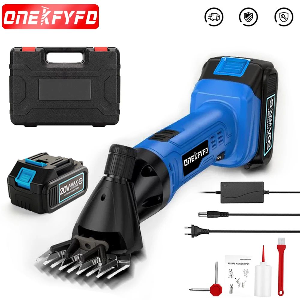 ONEKFYFD Sheep Shears Electric 6 Speed 13 Teeth Shaving Fur
