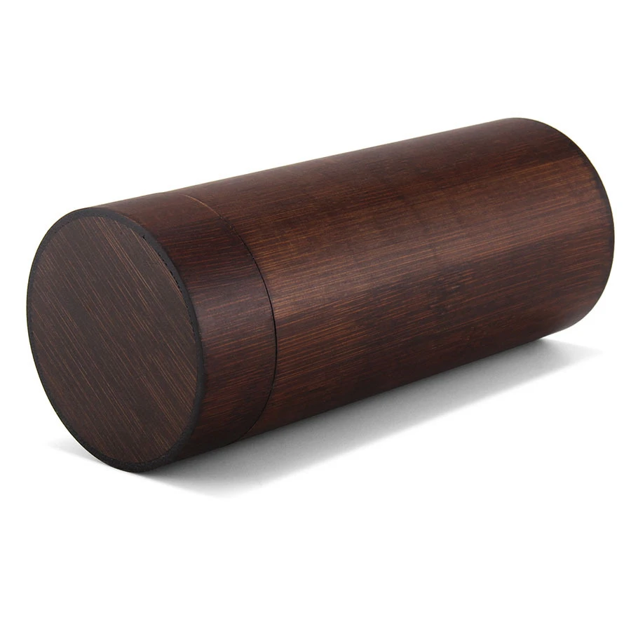 

Natural Bamboo Wood Sunglass Case Cylinder Sunglasses Case Unisex Handmade Bamboo Wooden Sunglasses Box Cylinder Box Wholesale