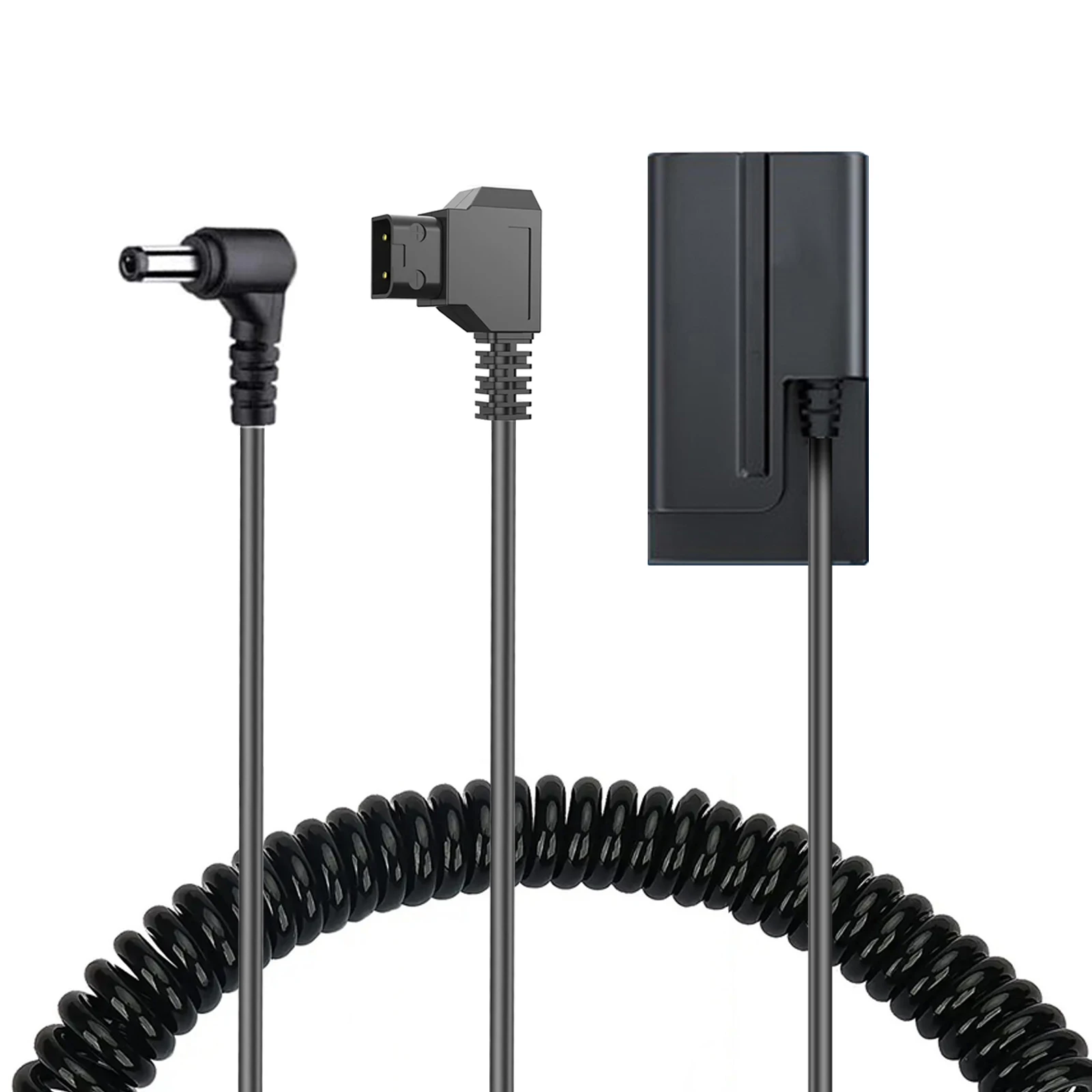 Adaptador de Alimentação dc para Câmera e Monitor de Campo Conector D-tap para Bateria Np-f Dummy Substituição de Np-f960 750 770 970