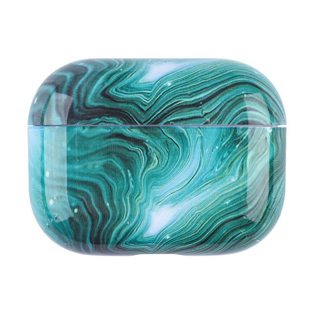 Pattern Case For Airpods Pro 1 2 Cover Emerald Green Earphone Cases Headphones Funda Protective For Airpods 2 1 Pro Coque