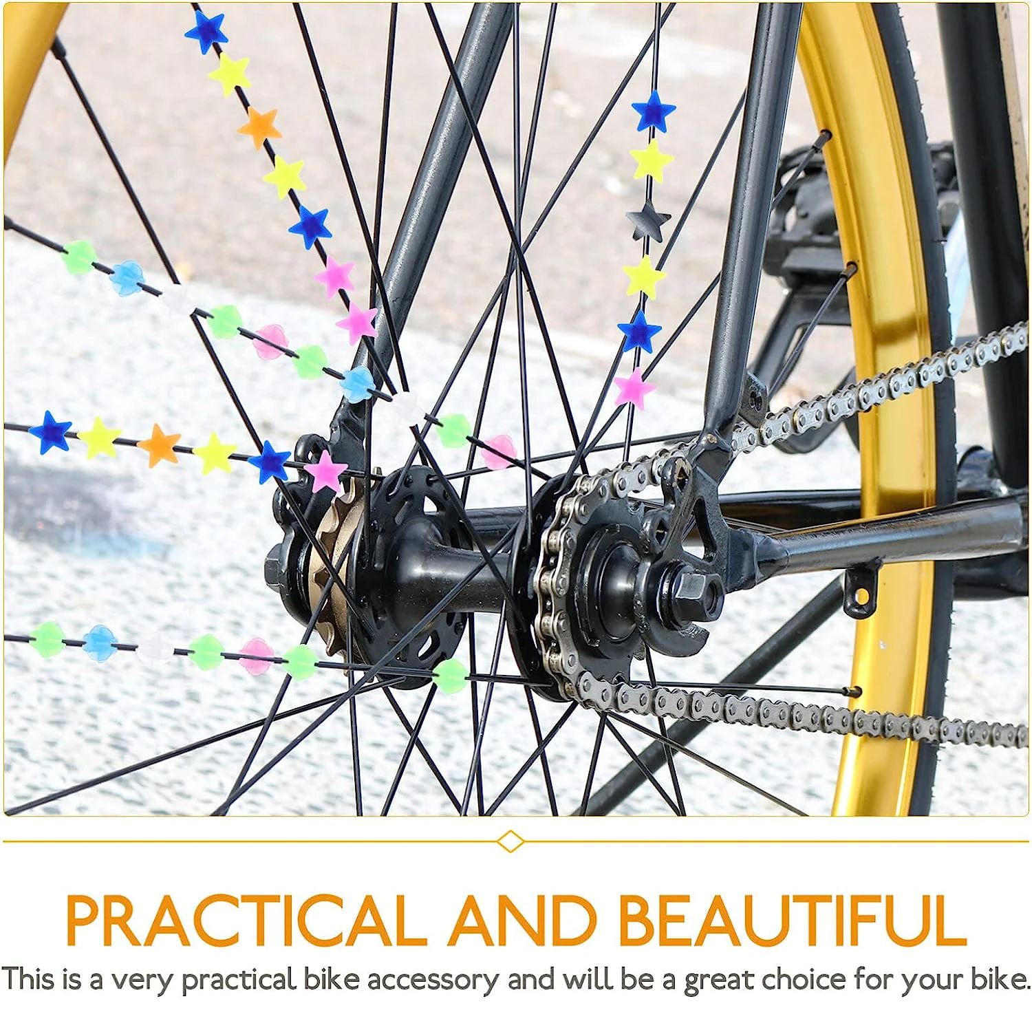 36PCS Colorful Decorations Clips Kids Bike Multi Color Plastic Bicycle Wheel Spoke Beads Children Kid Gifts Bike Accessories bike accessories bicycle wheel beads