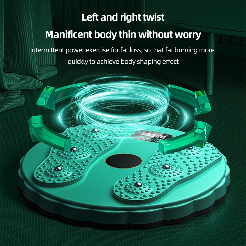 Muscle Training Disc LCD Display Screen Multi-functional Core Trainer Rotation Rotatable Assist Exercise Equipment