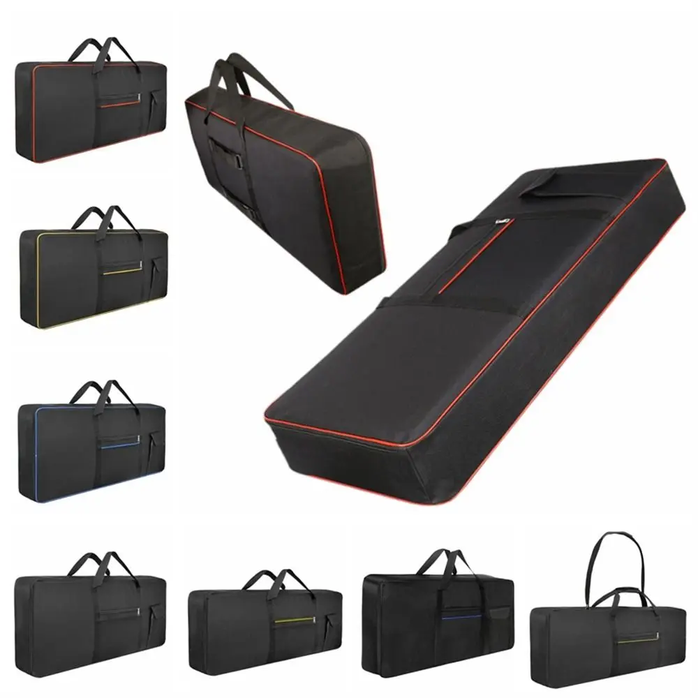 61/76/88 Key Keyboard Bag Anti Shock 600D Oxford Instrument Keyboard Case Waterproof Thicken Piano Storage Bag Electronic Piano