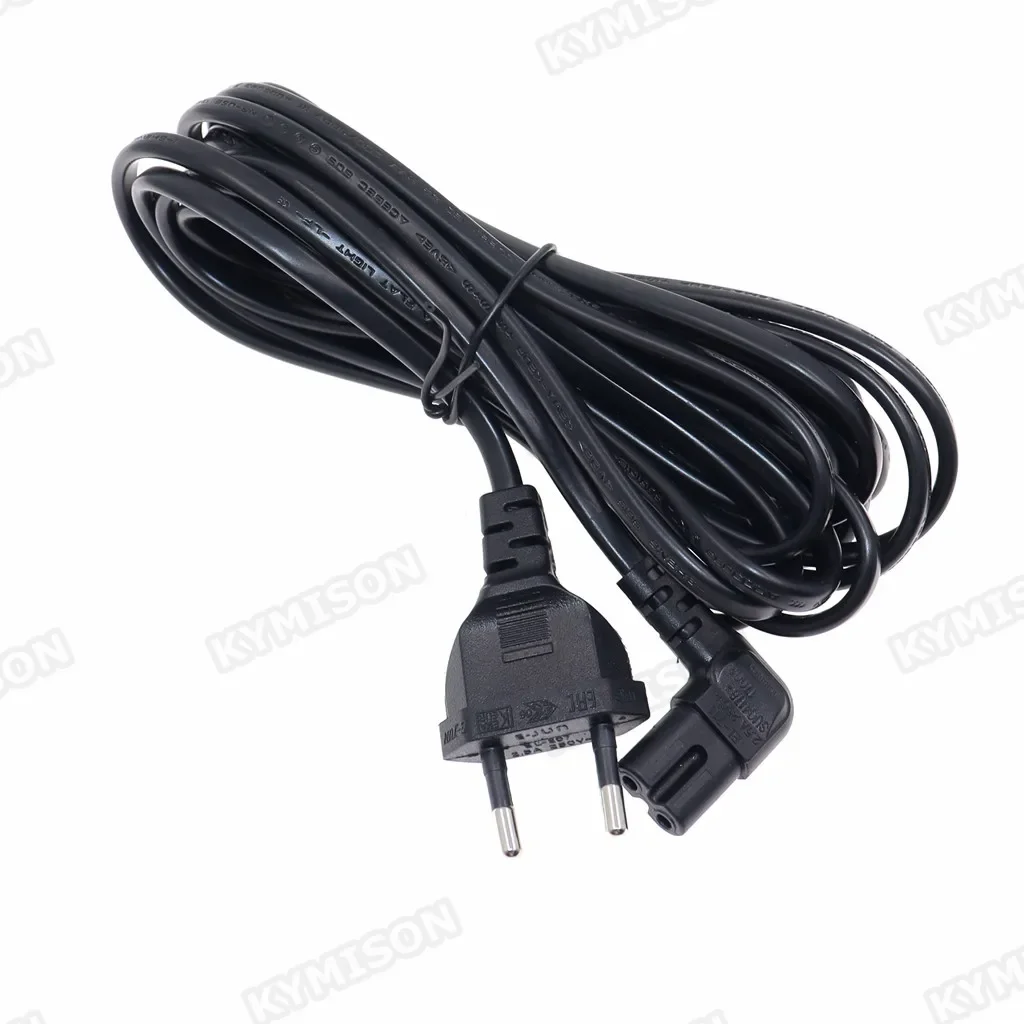 Enhanced European AC Power Cord - Schuko to C7 Figure 8 - 3m/5m Length