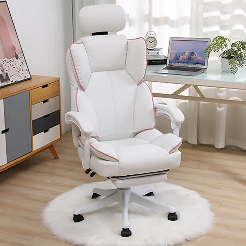 Simple Study Reclining Lifting Gaming Computer Chair Lunch Break Office Chair Anchor Boss Live Adjustablechair Muebles Furniture