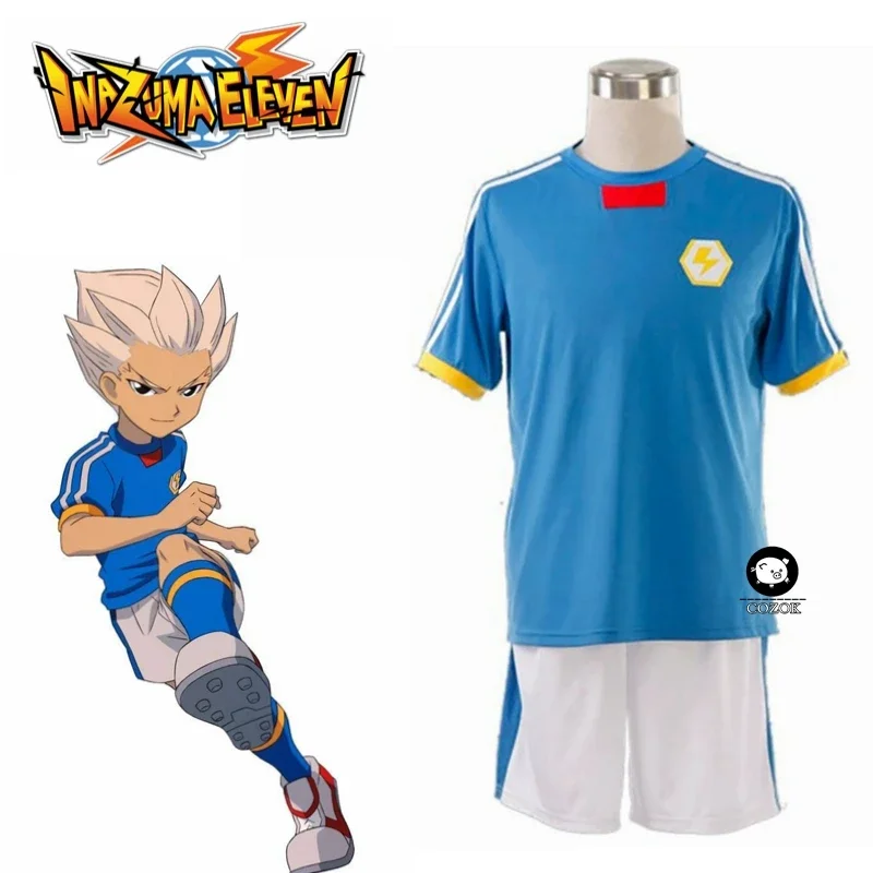 Anime Inazuma Eleven Gouenji Shuuya Giappone Qualsiasi Dimensione Vendita Calda Costumi Cosplay Blu Di Halloween