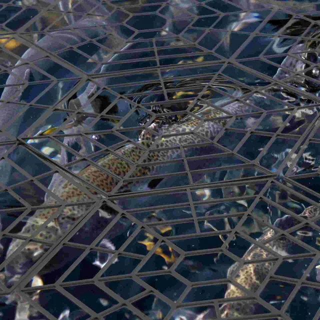 10Db Tó Védő Kültéri Ültetvény Tóháló Nettó Védelmező Lebegő Otthoni Védőhálózat Növények Számára - Image 4