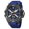 STRYVE Men's Watches 50M Waterproof Clock Alarm Reloj Hombre 8026 Dual Display Wristwatch Quartz Digital Clock Men 6