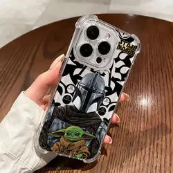The Mandalorian's Grogu Yoda Clear Protective Phone Case - Galaxy A21s (SJCLR 01)