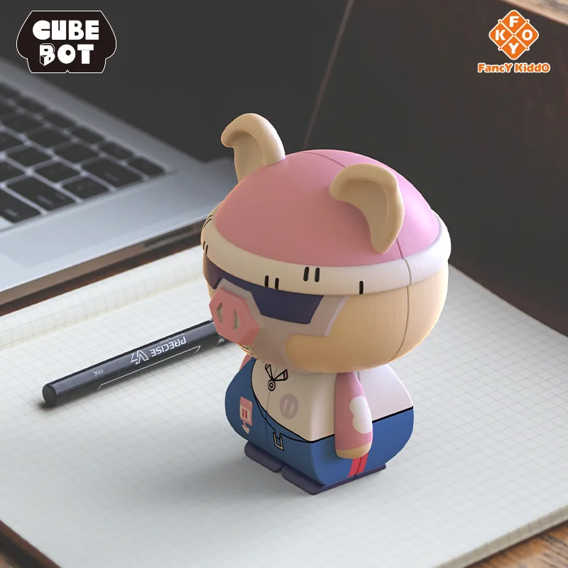 New Pig 2x2 Bind Magic Pig 2x2x2 Cube Pig Children's Puzzle Unpack Small Toy Special Shape Quick Twist Smooth Boy Gift 4