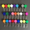 50 Pcs Retractable Badge Reel Clips Holder Mixed Solid Color Nurse Students Doctor ID Badge Holder for Hanging ID Card 4