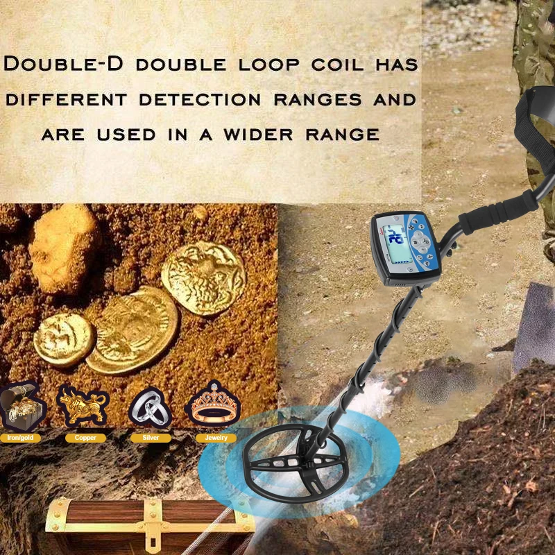 2022 MT705 Metal Detector Pinpointer 270mm 18 75KHZ Waterproof Search Coil Gold Detectors Treasure Hunter Tracker