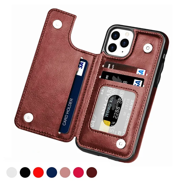Luxury Wallet Card Slot Leather Lanyard Protection Cover For iPhone 15 14  13 Pro Max 12 Mini Shockproof Phone Cases Coque Funda - AliExpress