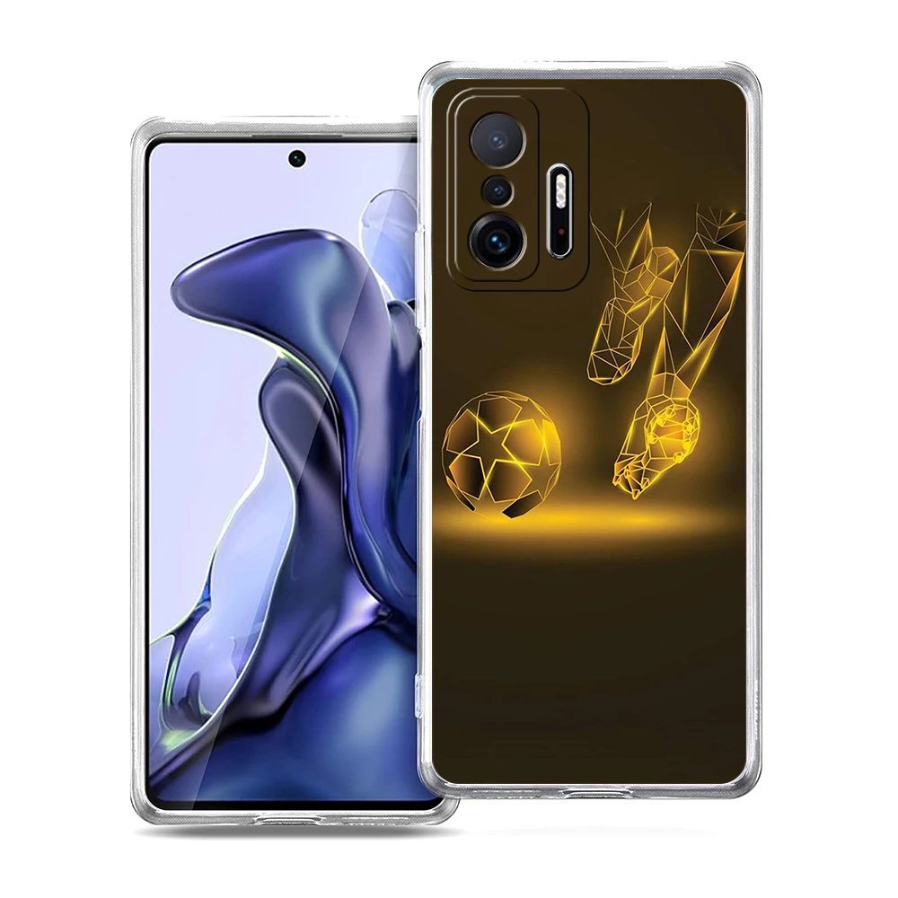 Transparent Soft Football Soccer Phone Case