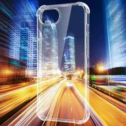 Luxury Ultra Thin Transparent Silicone Phone Case - Clear Back Cover for iPhone 16e (Clear)