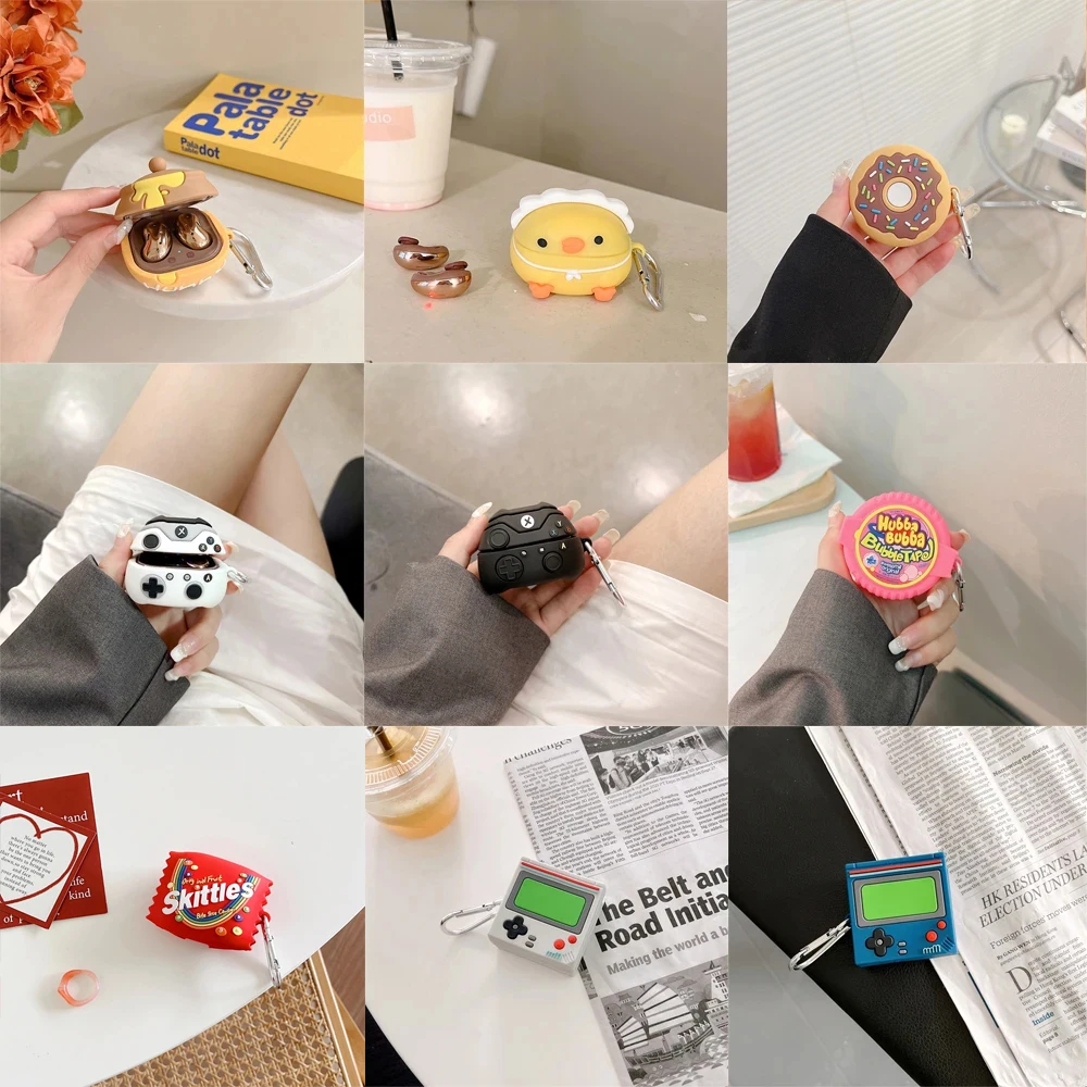 

3D Sweet honey pot Cartoon Silicone Cover For Samsung Galaxy Buds 2 /Buds live/Buds Pro Bluetooth Earphone Case Protective Cover