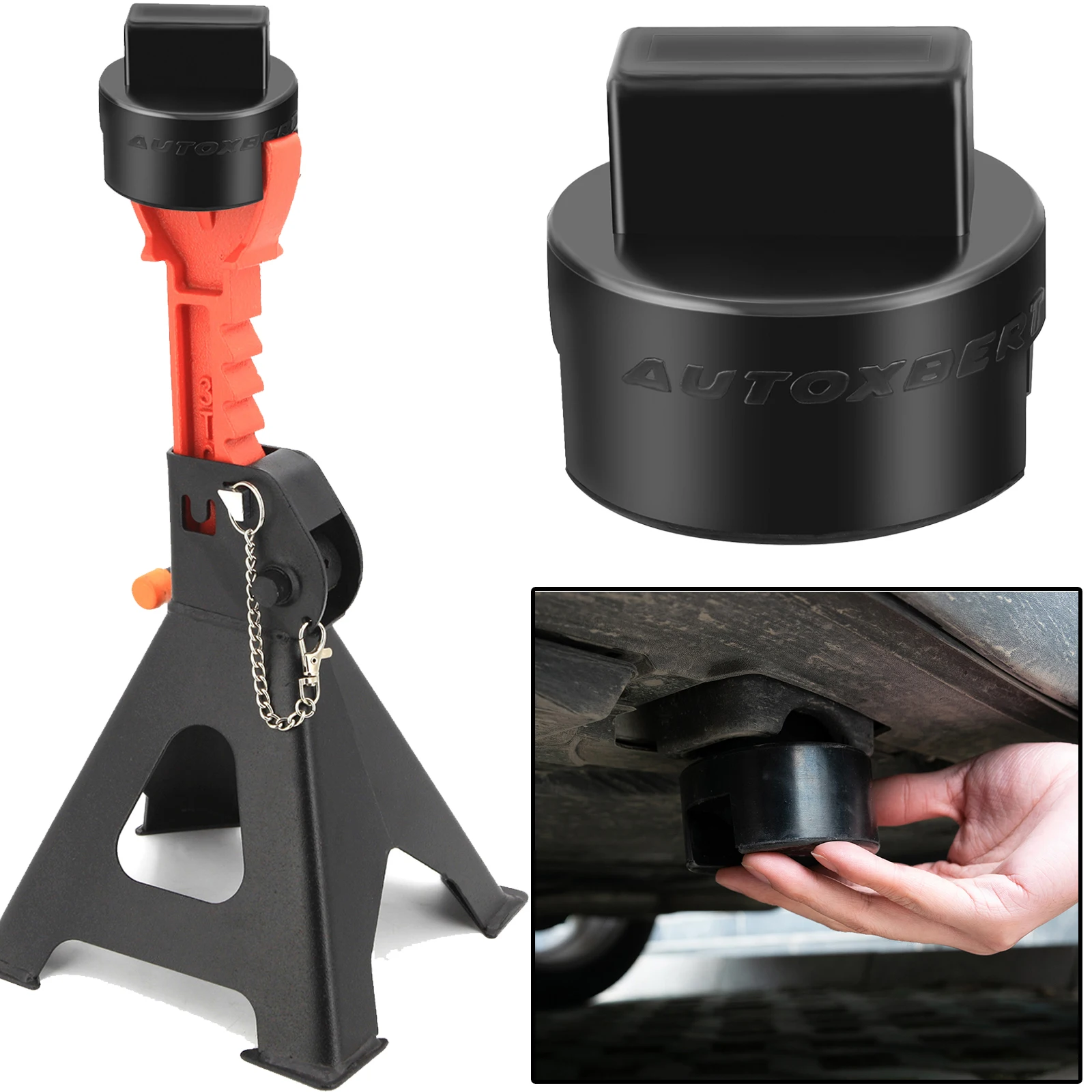 

For Mercedes Benz A C E Class Car Lifting Jack & Jack Stand Adapter Rubber Battery Chassis Protection Black For Lifting Support
