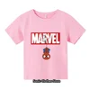 Spiderman Cartoon Boys and Girls 3-14 Year Old Children's Printed T-shirt Children's Summer Short Sleeved Fashion T-shirt Top 3