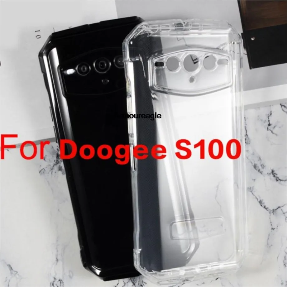 Custodia In Silicone Antiurto Per Custodia Doogee S100 Funda Soft Tpu Cover Guard On Per Doogee S100 S 100 Doogee Bumper Shell
